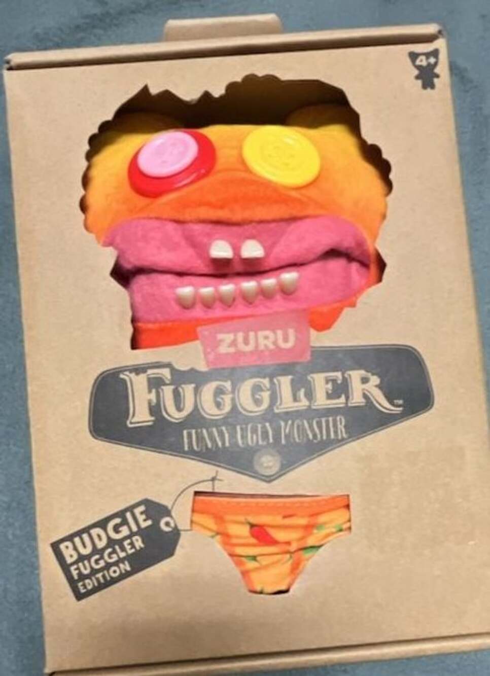 Zuru Fuggler Budgie Edition Funny Ugly Monster Plush Toy New in Box